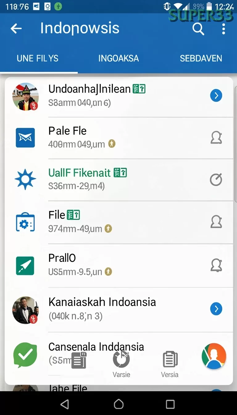 Cuplikan layar PESTABET — menu navigasi