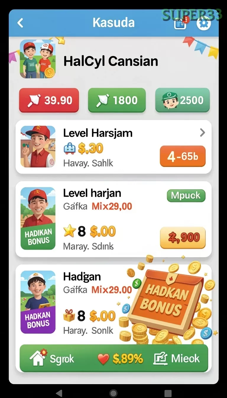 Cuplikan layar COINS — aktivitas